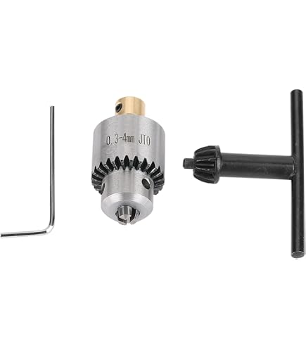 Micro 0.3-4mm JTO Taper Mounted Drill Chuck and Wrench with Chuck